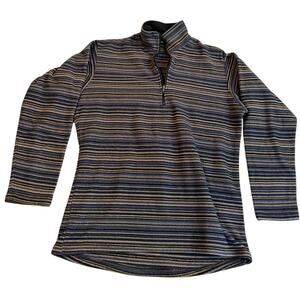 Patagonia Capilene Base Layer Quarter Zip Striped